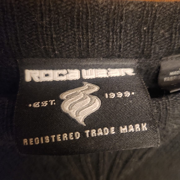 Black Rocawear Wool Sweater - Picture 4 of 7